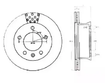 Тормозной диск JURID купить