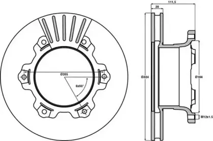 Тормозной диск JURID купить