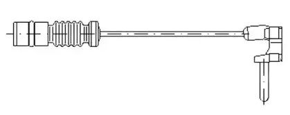 Сигнализатор, износ тормозных колодок JURID купить