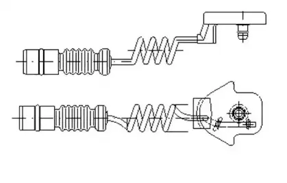 Сигнализатор, износ тормозных колодок JURID купить