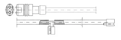 Сигнализатор, износ тормозных колодок JURID купить
