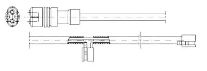 Сигнализатор, износ тормозных колодок JURID купить