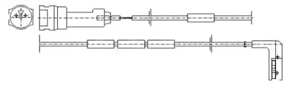 Сигнализатор, износ тормозных колодок JURID купить