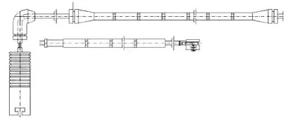 Сигнализатор, износ тормозных колодок JURID купить