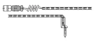 Сигнализатор, износ тормозных колодок JURID купить
