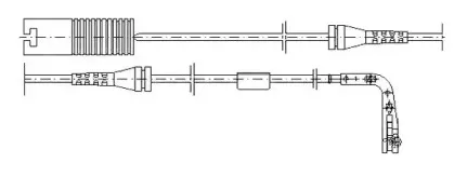 Сигнализатор, износ тормозных колодок JURID купить