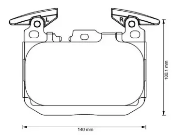 Комплект тормозных колодок, дисковый тормоз JURID купить