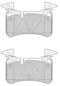 Комплект тормозных колодок, дисковый тормоз JURID купить