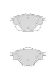 Комплект тормозных колодок, дисковый тормоз JURID купить