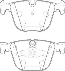Комплект тормозных колодок, дисковый тормоз JURID купить