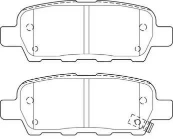 Комплект тормозных колодок, дисковый тормоз JURID купить