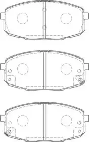 Комплект тормозных колодок, дисковый тормоз JURID купить