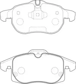 Комплект тормозных колодок, дисковый тормоз JURID купить