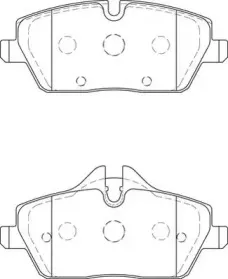 Комплект тормозных колодок, дисковый тормоз JURID купить