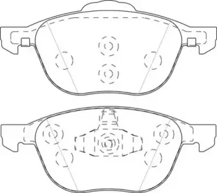 Комплект тормозных колодок, дисковый тормоз JURID купить