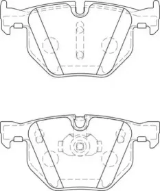 Гальмівні колодки задні BMW X5, X6 JURID купить