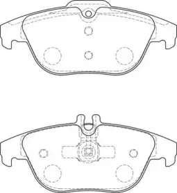 Комплект тормозных колодок, дисковый тормоз JURID купить