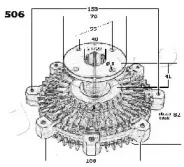 Сцепление, вентилятор радиатора JAPKO купить