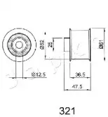 Устройство для натяжения ремня, ремень ГРМ JAPKO купить
