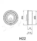 Устройство для натяжения ремня, ремень ГРМ JAPKO купить