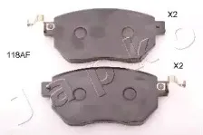 Комплект тормозных колодок, дисковый тормоз JAPKO купить