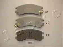 Комплект тормозных колодок, дисковый тормоз JAPKO купить