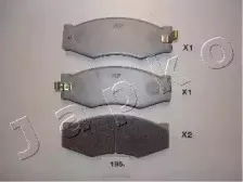 Комплект тормозных колодок, дисковый тормоз JAPKO купить