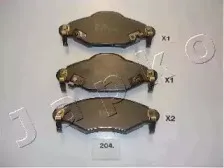 Комплект тормозных колодок, дисковый тормоз JAPKO купить