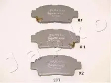 Комплект тормозных колодок, дисковый тормоз JAPKO купить