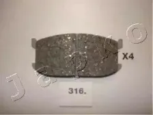 Комплект тормозных колодок, дисковый тормоз JAPKO купить