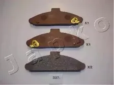 Комплект тормозных колодок, дисковый тормоз JAPKO купить