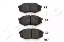 Комплект тормозных колодок, дисковый тормоз JAPKO купить