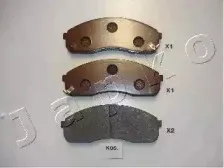 Комплект высокоэффективных тормозных колодок JAPKO купить