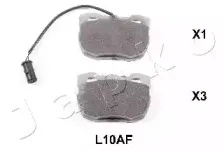 Комплект тормозных колодок, дисковый тормоз JAPKO купить