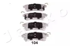 Комплект тормозных колодок, дисковый тормоз JAPKO купить