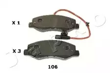 51106 JAPKO-Гальмівні колодки до дисків JAPKO купить