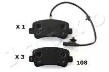 51108 JAPKO - Гальмівні колодки до дисків JAPKO купить