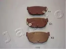 Комплект тормозных колодок, дисковый тормоз JAPKO купить