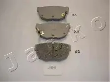 Комплект тормозных колодок, дисковый тормоз JAPKO купить