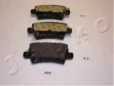 Комплект тормозных колодок, дисковый тормоз JAPKO купить