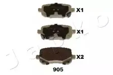 Комплект тормозных колодок, дисковый тормоз JAPKO купить