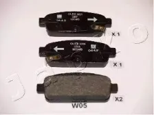 51W05 JAPKO-Гальмівні колодки до дисків JAPKO купить