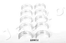 Комплект подшипников коленчатого вала JAPKO купить