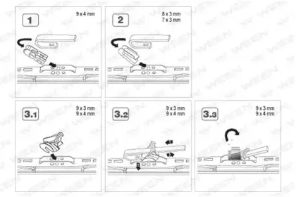 Щетка стеклоочистителя WEEN купить