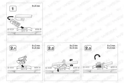 Щетка стеклоочистителя WEEN купить