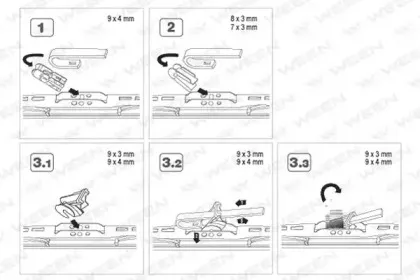 Щетка стеклоочистителя WEEN купить