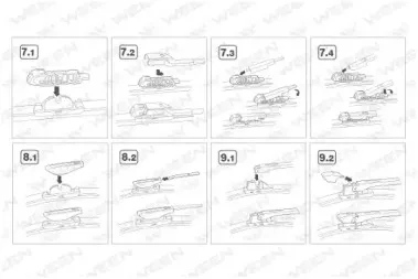 Щетка стеклоочистителя WEEN купить