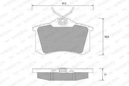 Комплект тормозных колодок, дисковый тормоз WEEN купить