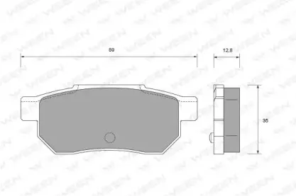 Комплект тормозных колодок, дисковый тормоз WEEN купить
