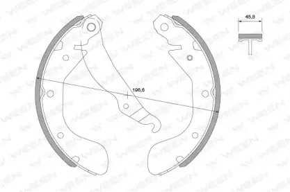 Комплект тормозных колодок WEEN купить